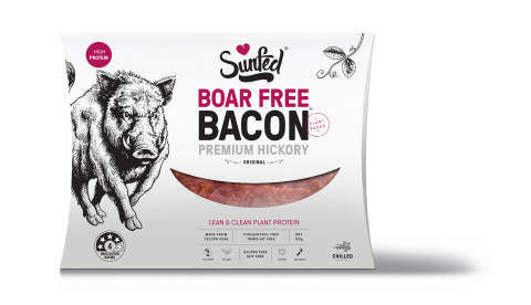 Sunfed boar-free bacon