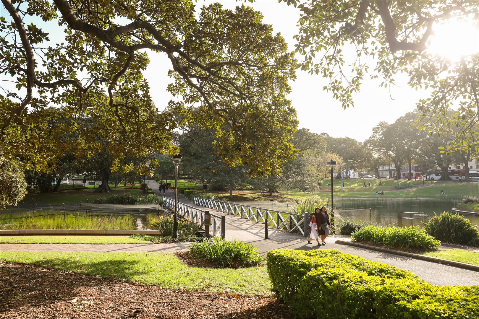 Strolling in Victoria Park