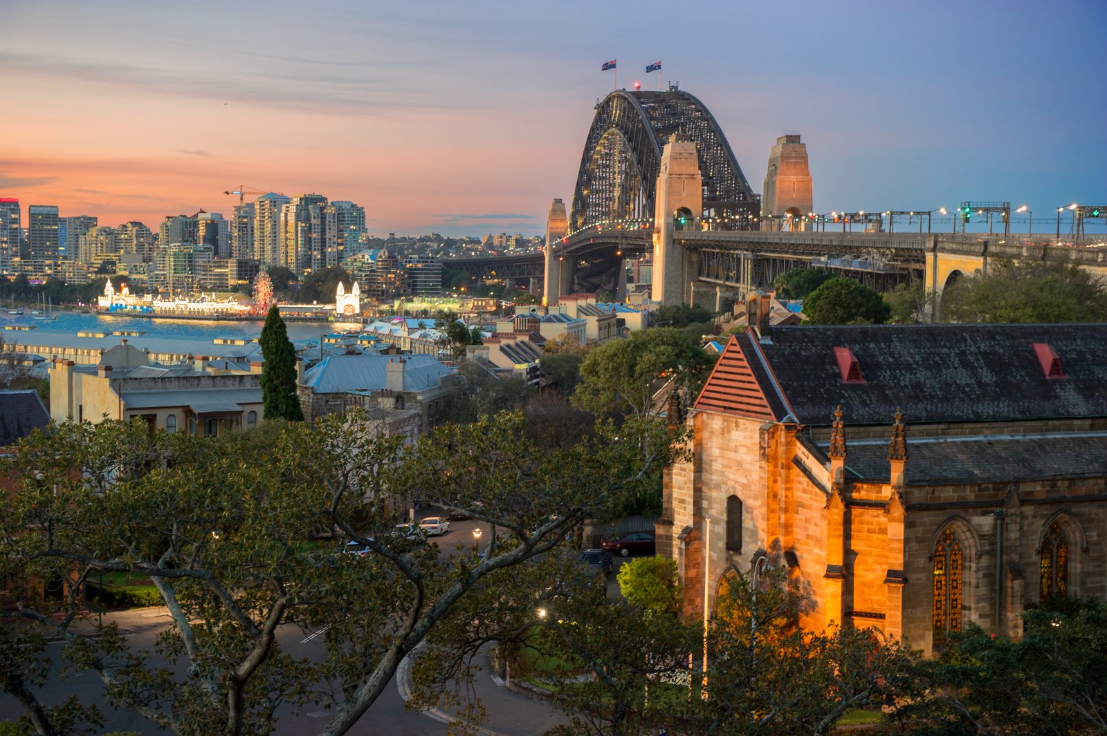 Sunset at Observatory Hill