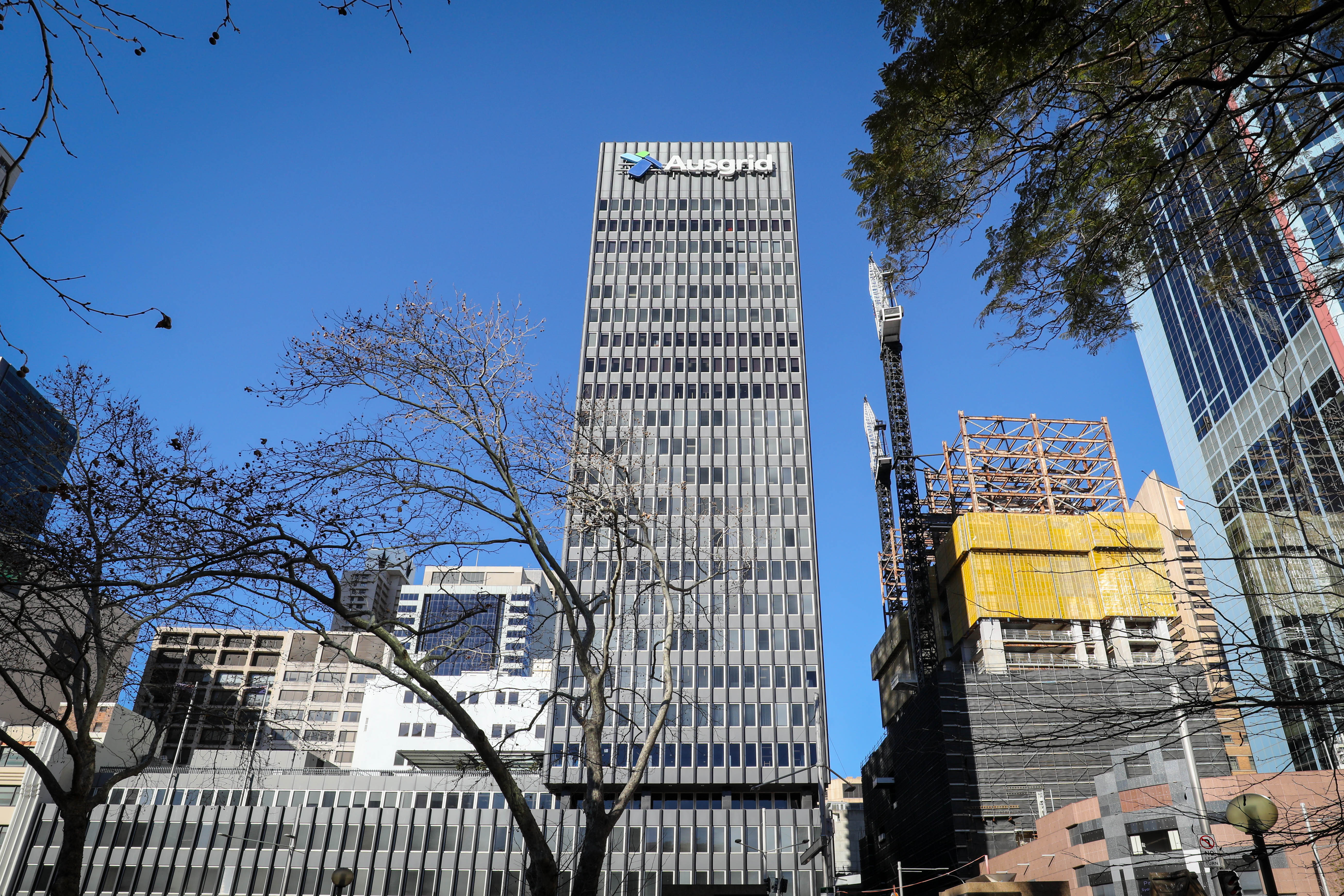 The rectangular building designed in the internationalist style by Fowell, Mansfield & Maclurcan is unique to central Sydney and located at 552 - 570 George Street. The building officially opened 1968.