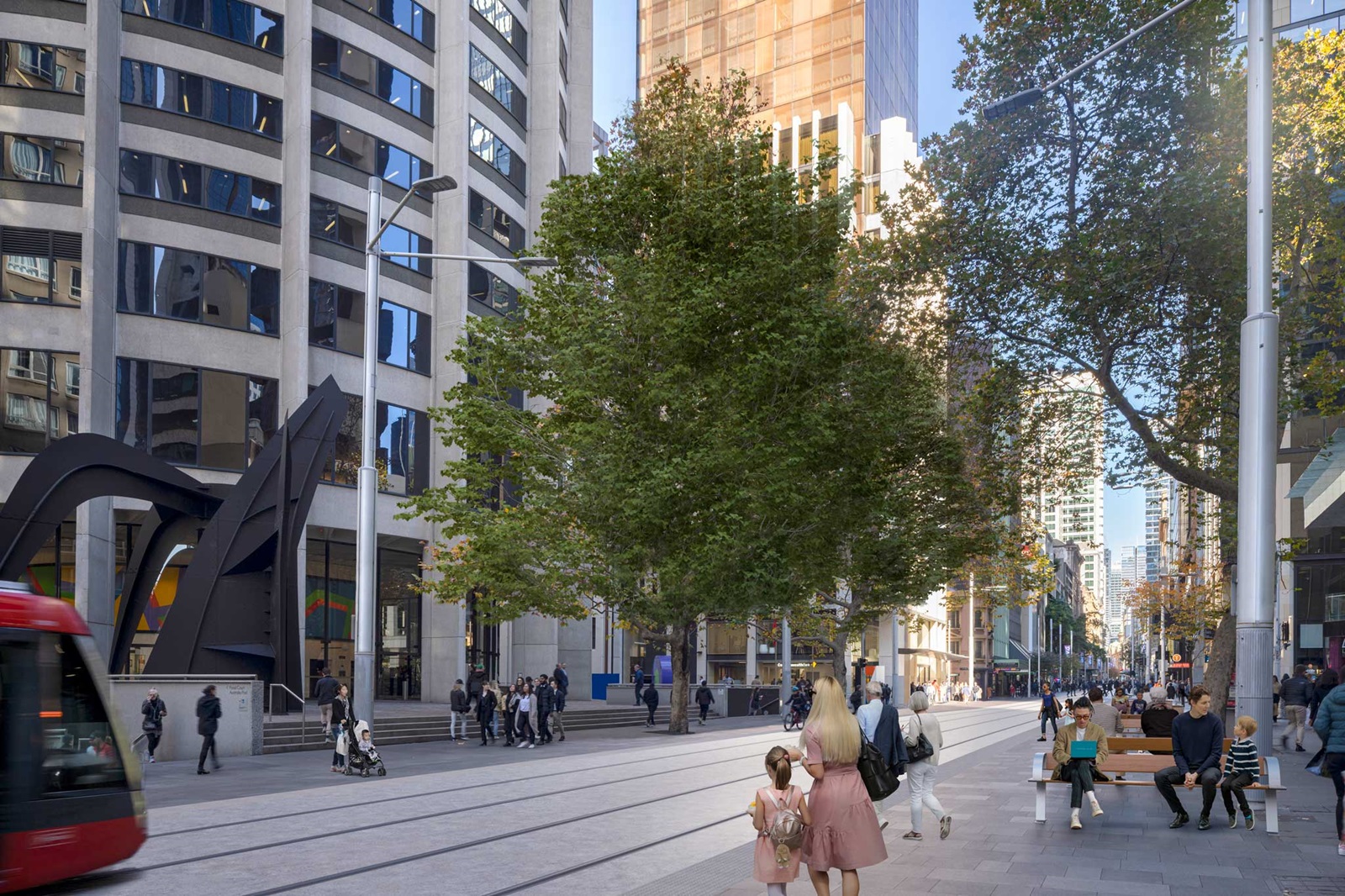 George Street North, artist's impression. Image: City of Sydney