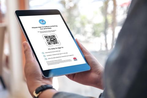 Service NSW QR code check in