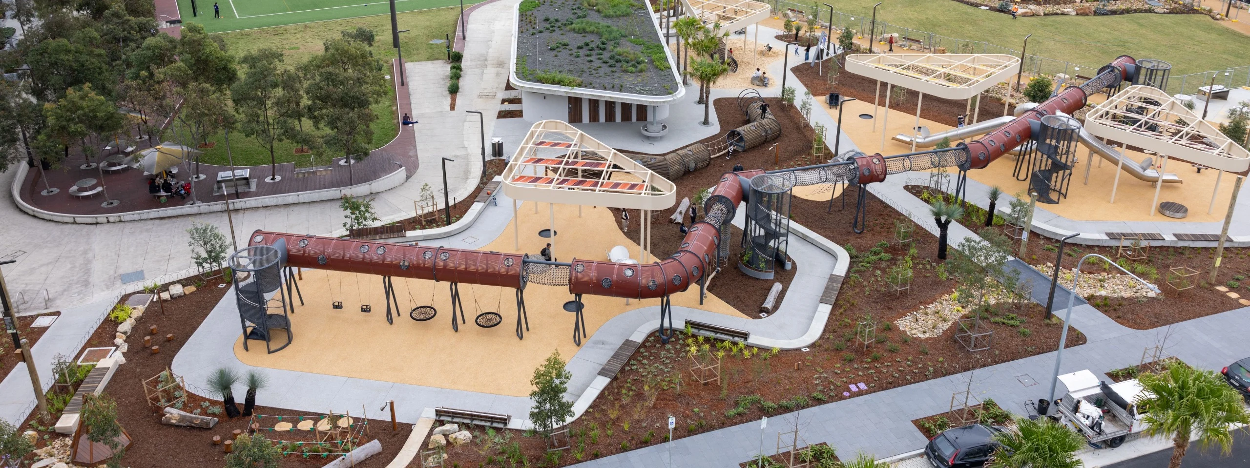 Explore 6,300m² of new open space at Gunyama Park