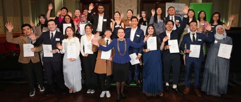 Lord Mayor Clover Moore hosted a reception to welcome more than 170 international students to Sydney