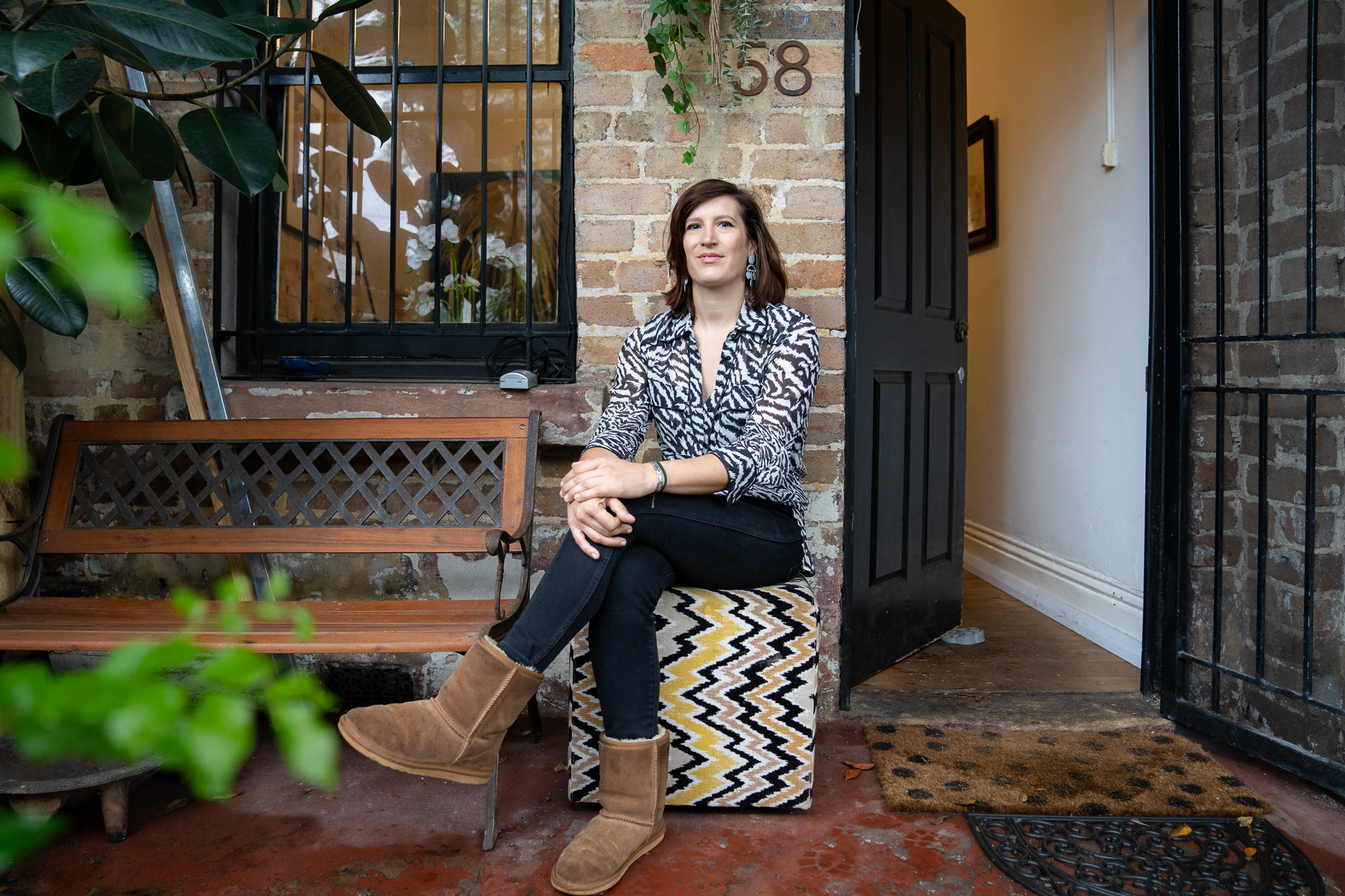 Alice Gonnet rents in Erskineville. “I don’t have the power to stop coal mining. But I can choose GreenPower.” Photo credit: Aby Felman.