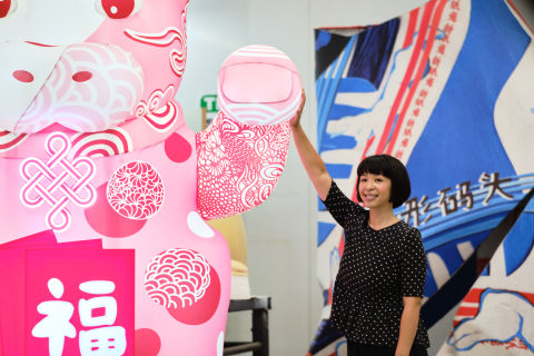 Chrissy Lau designed the Year of the Ox Lunar Lanterns for the Sydney Lunar Festival