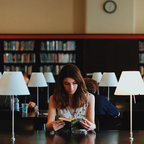 Instagrammer @thefrenchieescapes catches up on some reading material at Customs House library. Pic: @perfectlynormal.co via Instagram