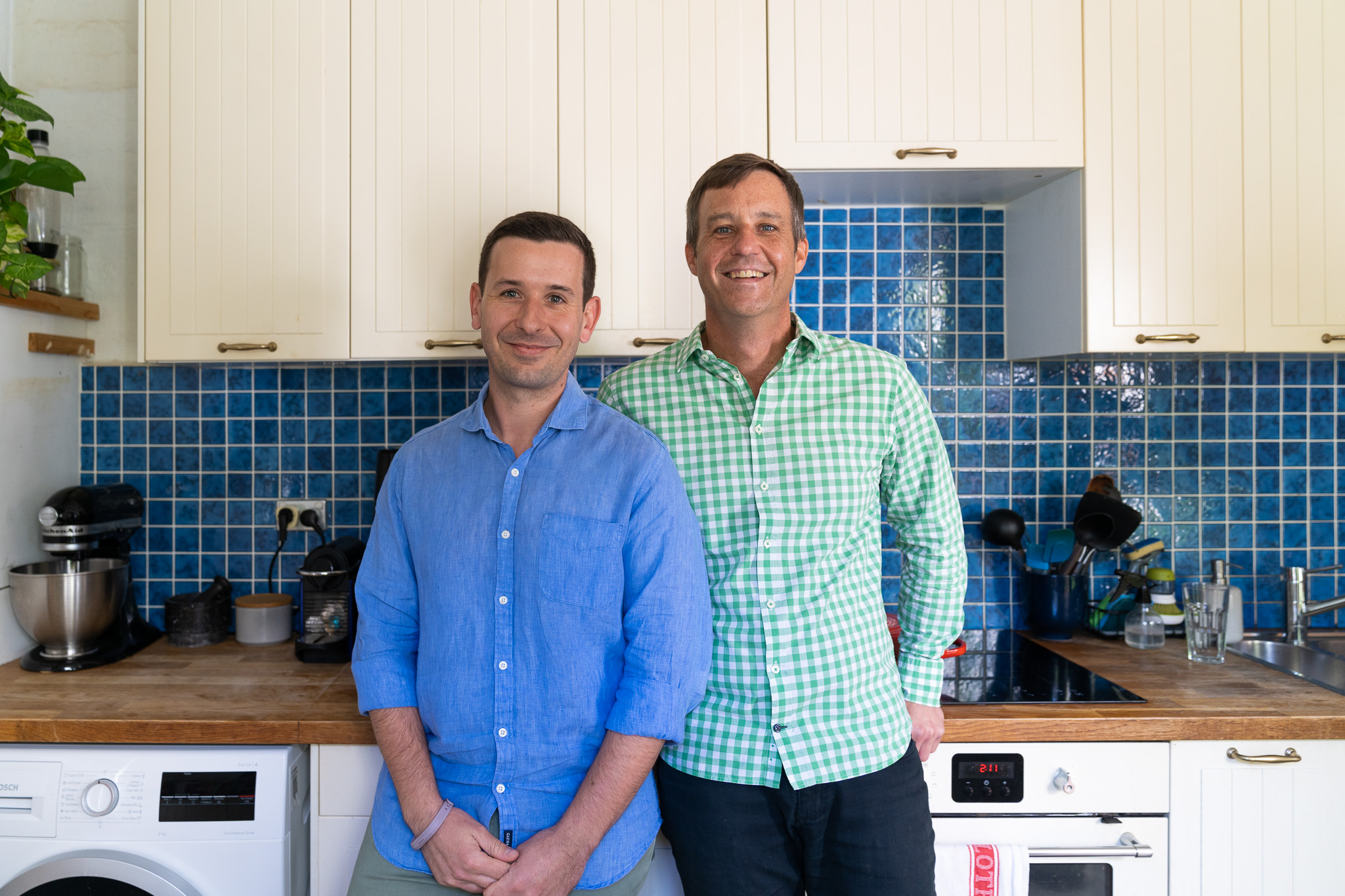 Guillaume and Matthew rent in Surry Hills, GreenPower customers. Photo credit: Aby Felman.