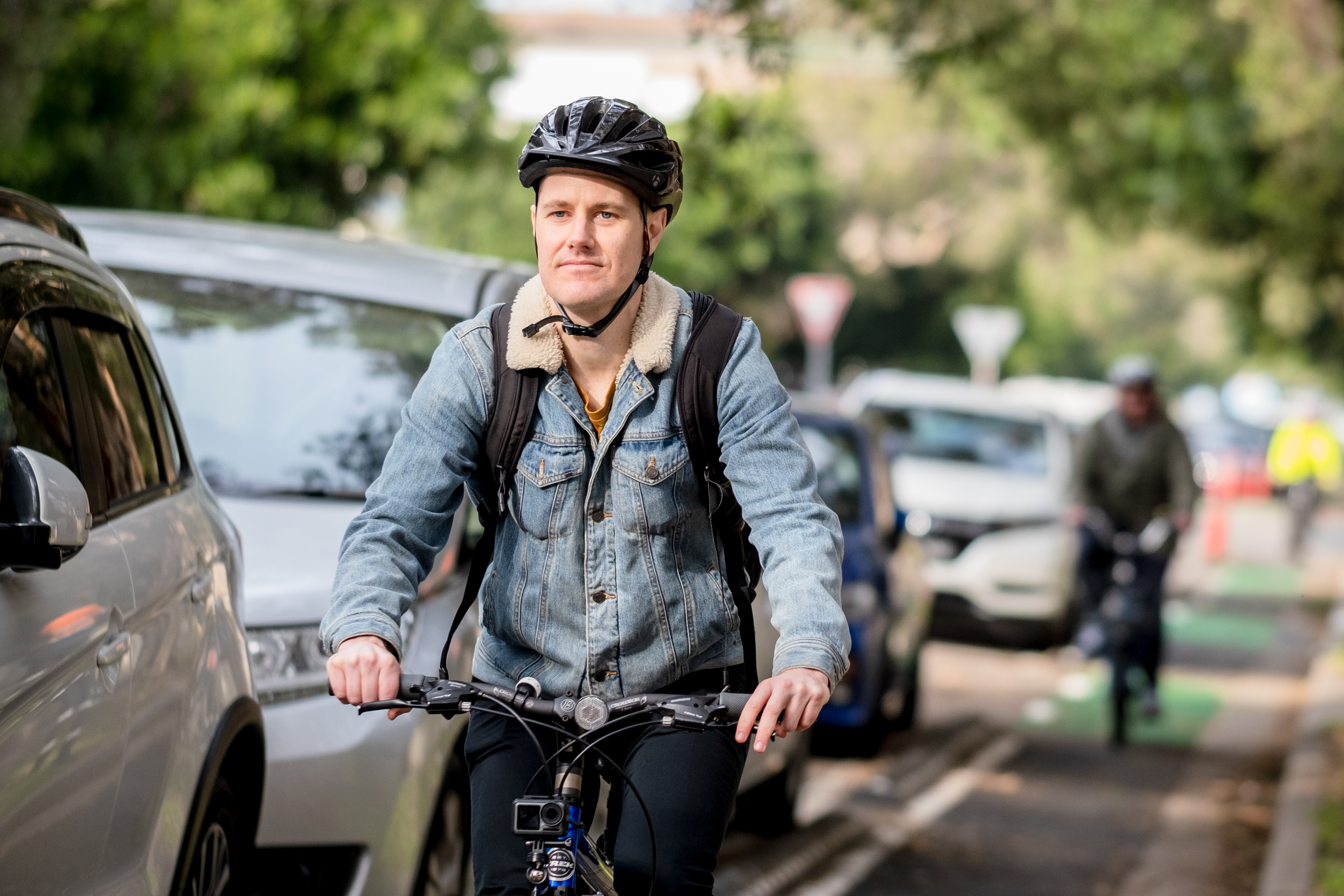 The cycleway on Dunning Avenue will remain in place until May 2023.