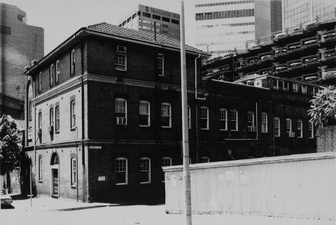 Waterside Workers&#39; Federation Building, 1989. City of Sydney Archives A-00023822 