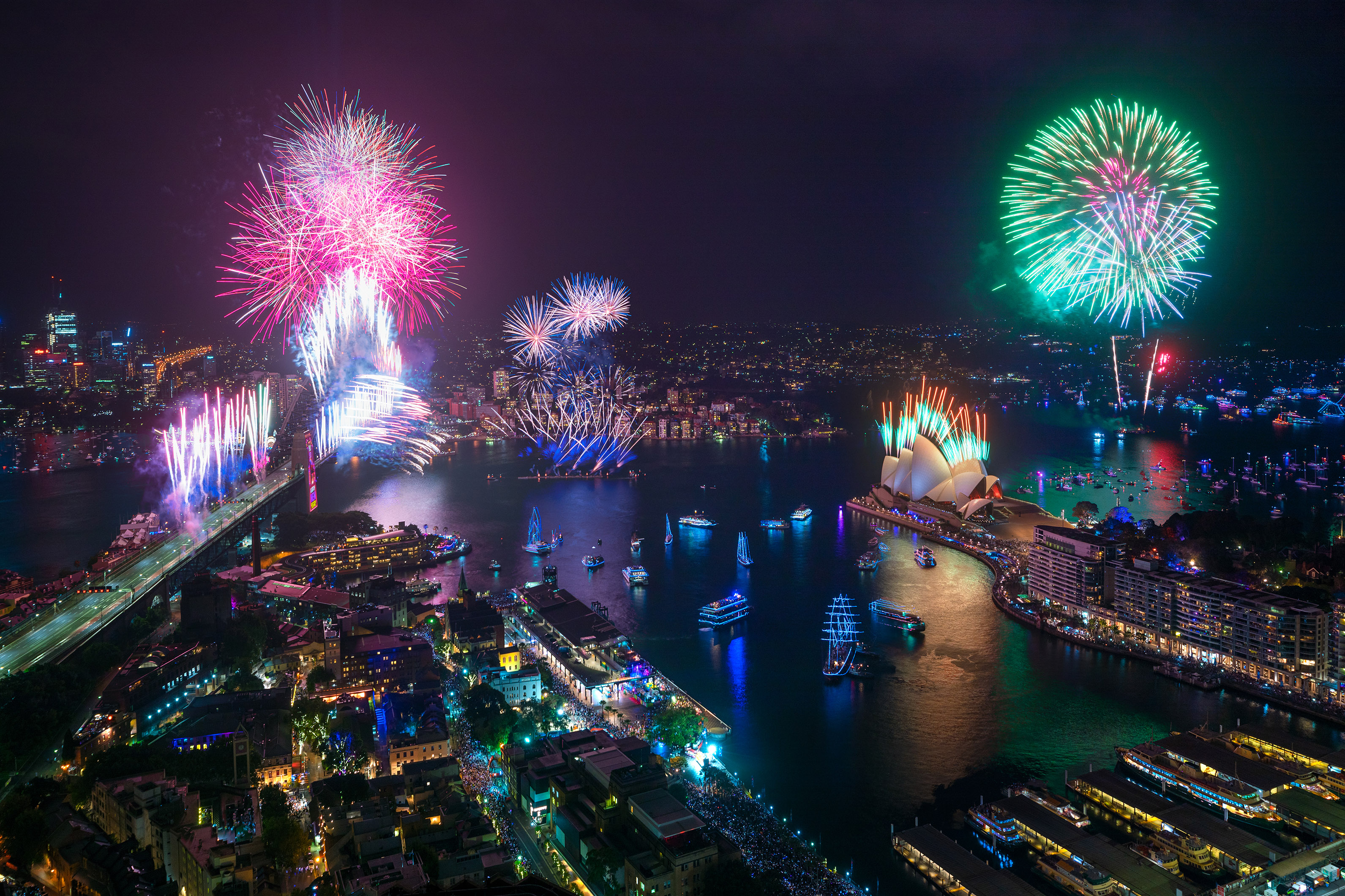 Sydney New Year's Eve. Photo: Daniel Tran