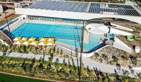 Gunyama Park Aquatic and Recreation Centre, Zetland. Image: Chris Southwood / City of Sydney, 2022