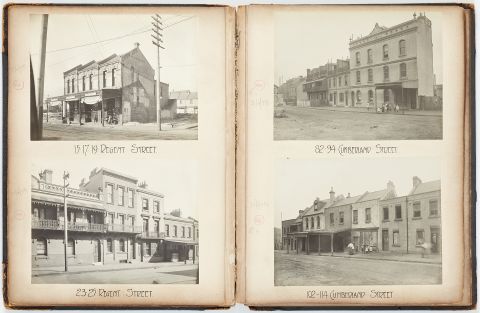Demolition Books, volume 6, 1911-1912. City of Sydney Archives, A-01136432