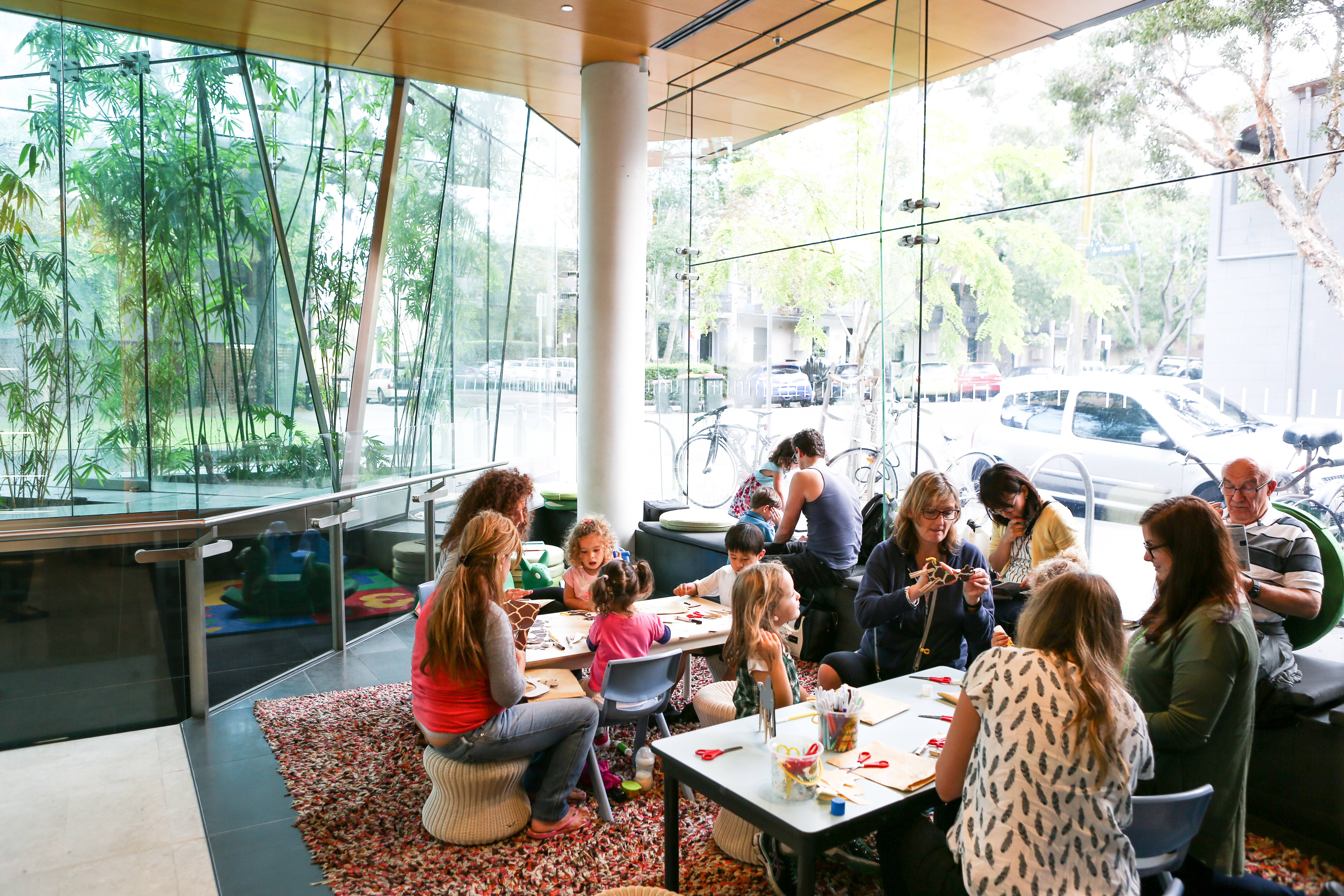 Make and Create session at Surry Hills Library.