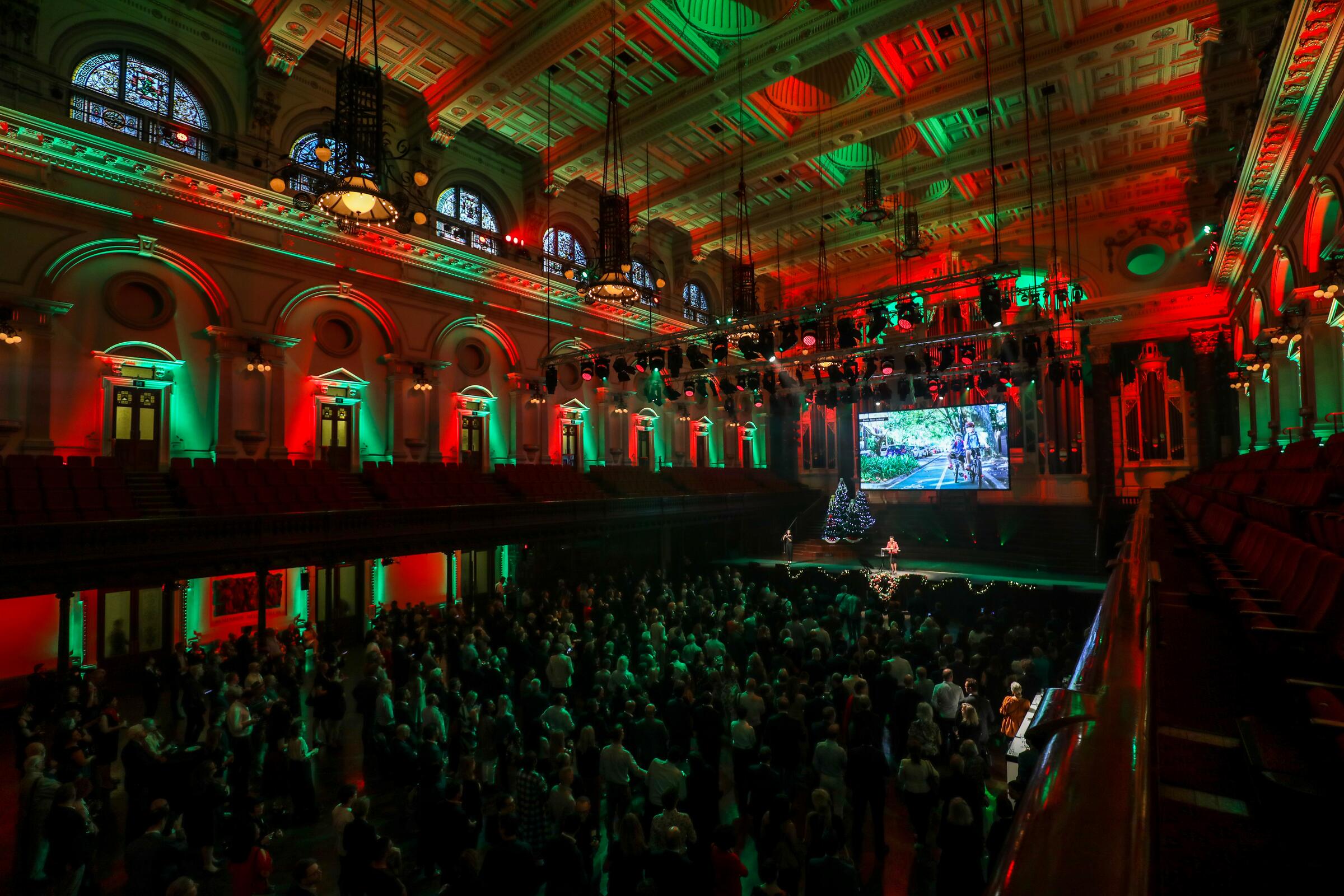 Christmas at Town Hall. Photo: Katherine Griffiths