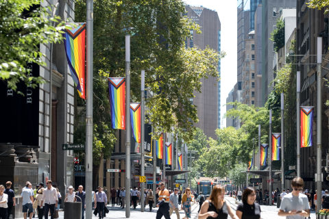 George Street gets in on the fun for Sydney WorldPride