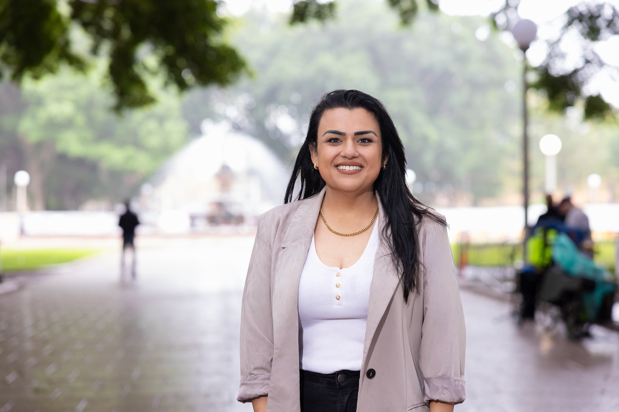 Shabnam shares her story at St Helen’s Community Centre as part of Refugee Week. Image: Abril Felman / City of Sydney 