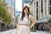 Samah Shda, Refugee Week ambassador and founder of Unbound Stories. Image credit: Abril Felman / City of Sydney