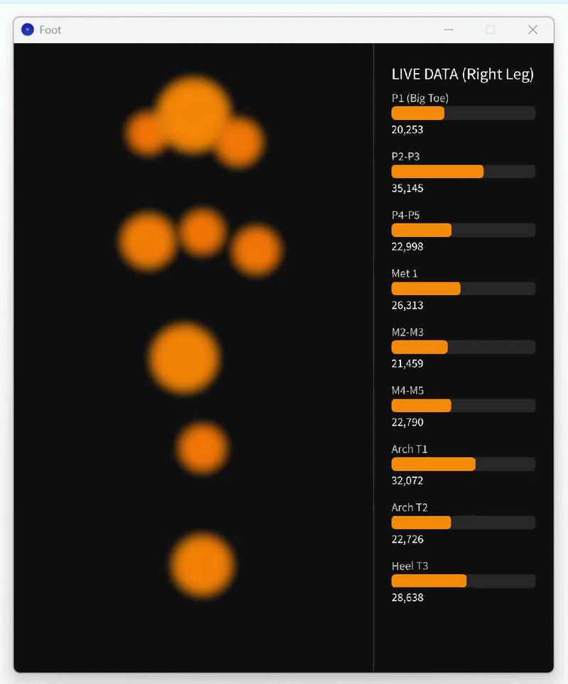 Live data while stamping