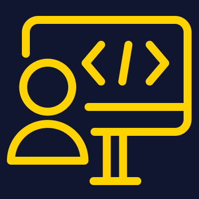 Interactive learning icon