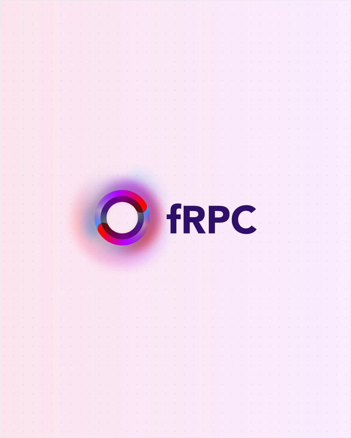 The fRPC logo: a circle of blue, purple, and red, as well as the letters FRPC in a dark purple.
