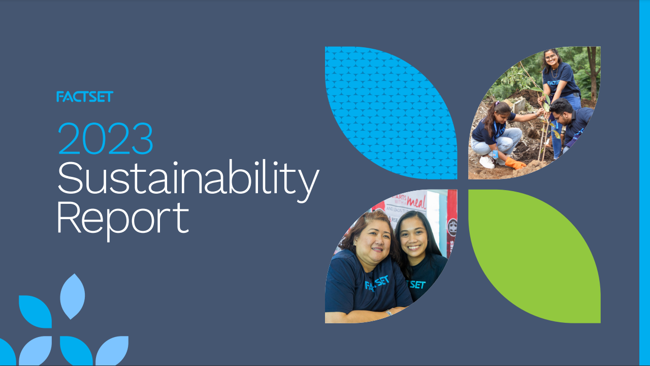 Sustainability | Sustainability Report | FactSet