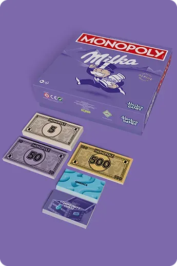 Печеливши за Monopoly Milka бордова игра