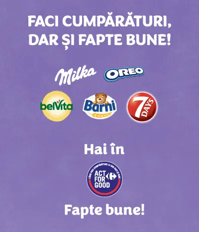 FACI CUMPĂRĂTURI, DAR ȘI FAPTE BUNE!
