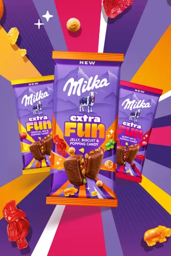 NEU: Milka Extra FUN