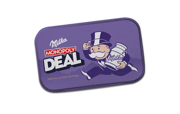 200x Milka x Monopoly-Deal Kartenspiel