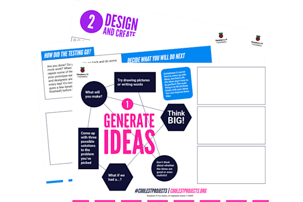 Example pages from the Youth workbook