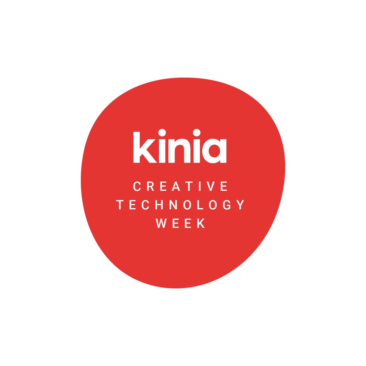 Red creative technology week logo