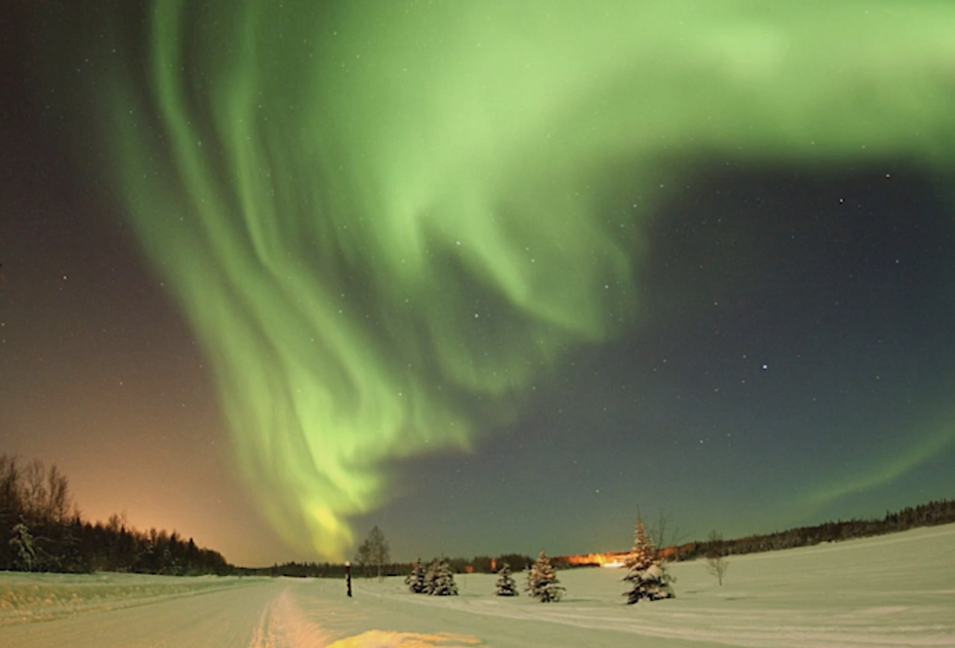 Aurora borealis northern lights 
