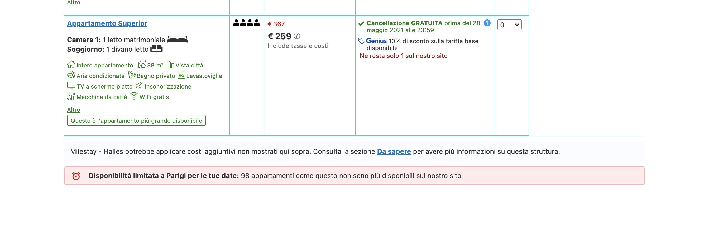 scarsità booking 2