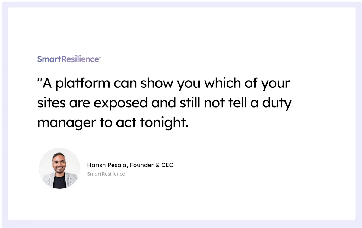 HP quote operational resilience