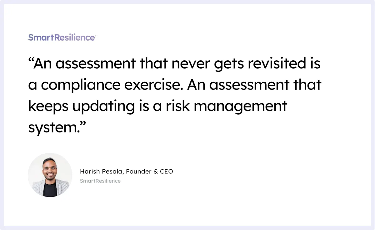 Climate risk assessment 