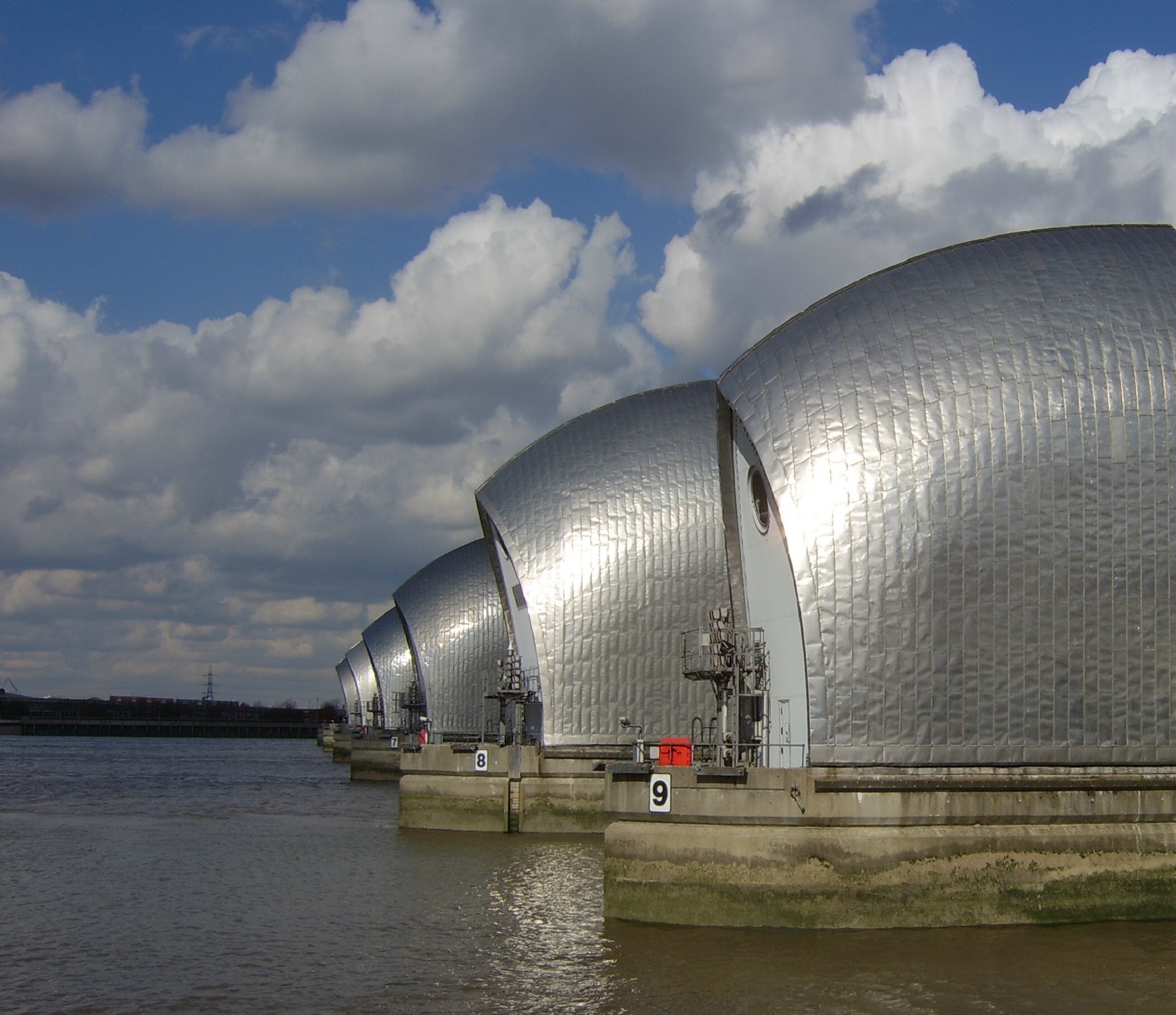 Addressing The Climate Change Adaptation Gap Alongside Resource Constraints Thames barrier, river thames, greenwich, london.