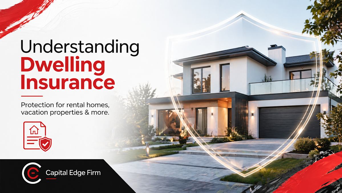 Modern residential home protected by a shield representing dwelling insurance coverage in Florida.