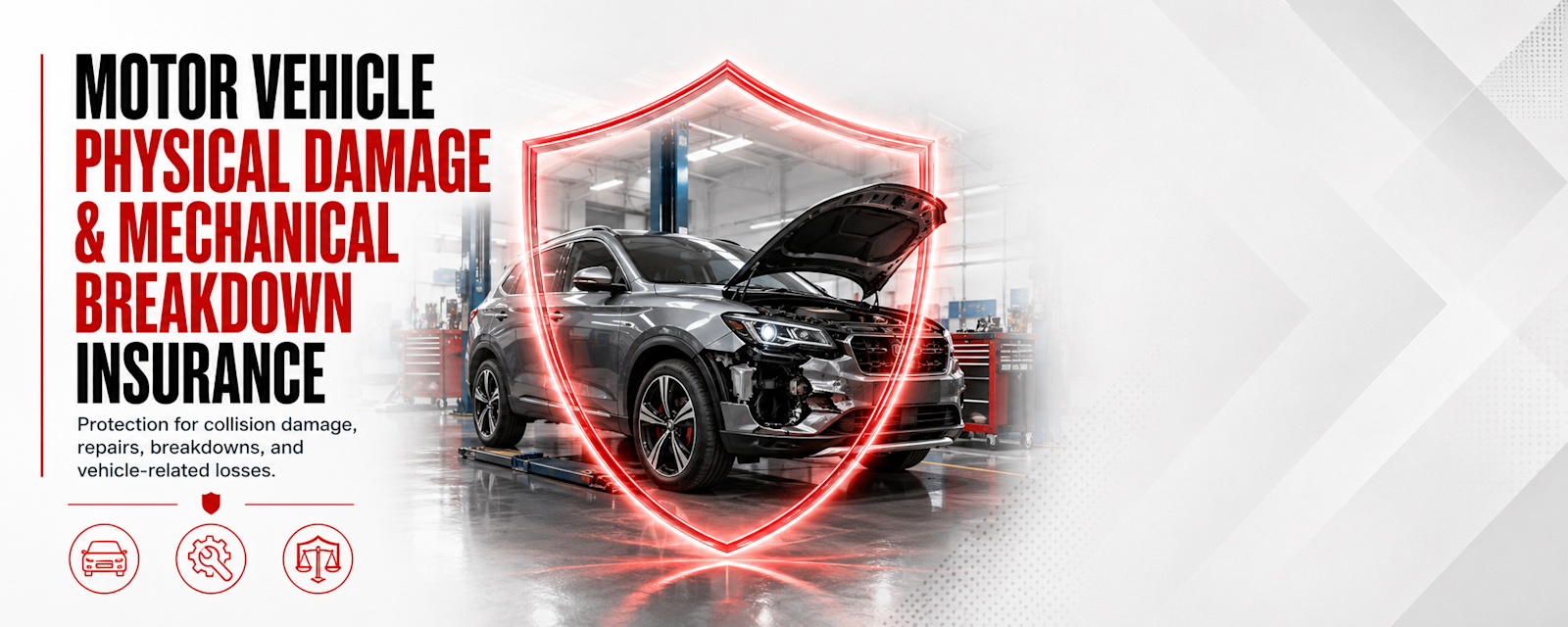 Learn how motor vehicle physical damage and mechanical breakdown insurance work, including collision, comprehensive, business auto physical damage, garagekeepers, deductibles, exclusions, and service agreements.