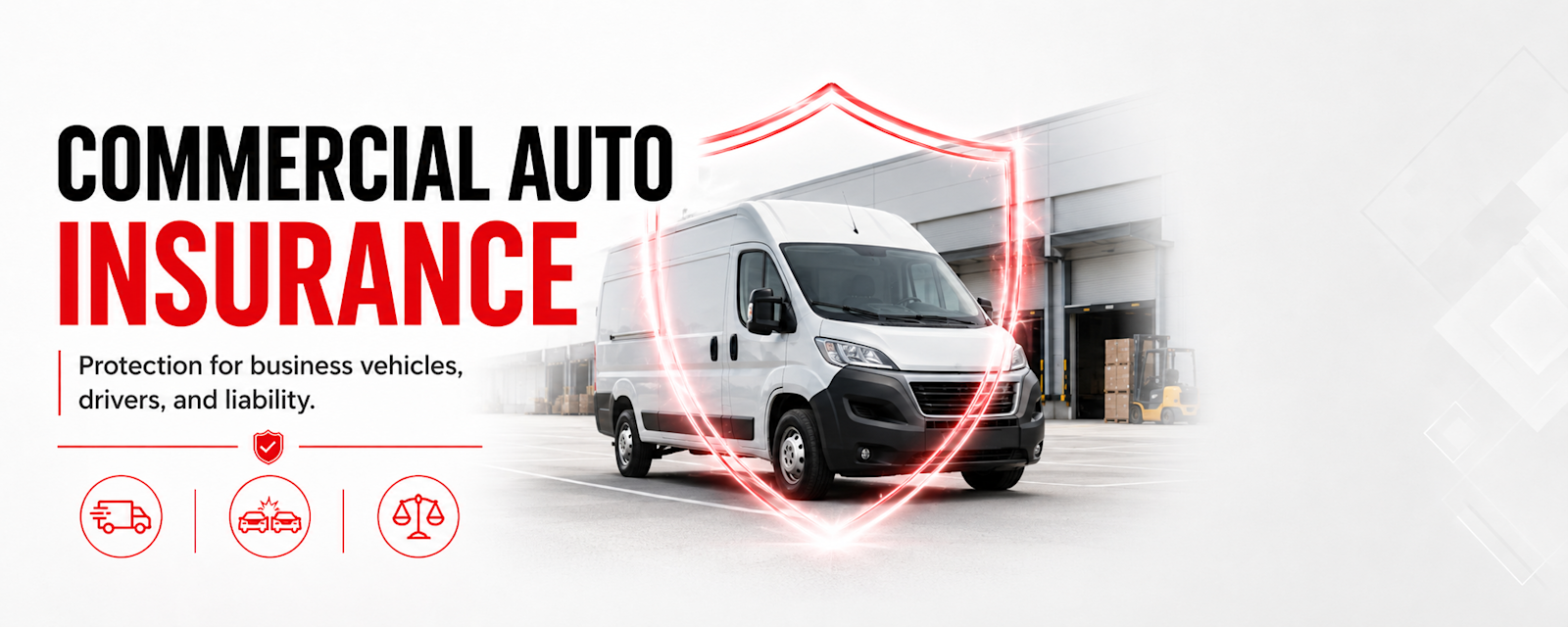 Learn how Commercial Auto Insurance works, including liability, physical damage, PIP, medical payments, uninsured motorist, hired auto, non-owned auto, business use, and vehicle coverage gaps.