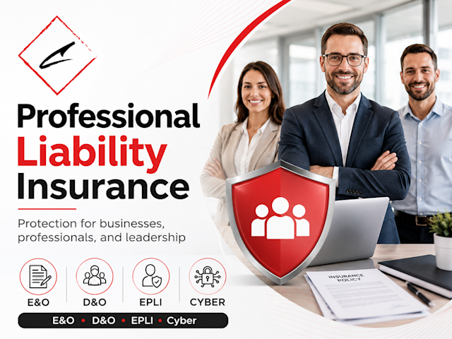 Learn how Professional Liability Insurance works, including Errors & Omissions, Medical Malpractice, D&O, EPLI, Cyber Liability, claims-made coverage, retroactive dates, exclusions, and reporting requirements.