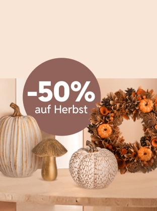 Bis zu -50% auf Herbst