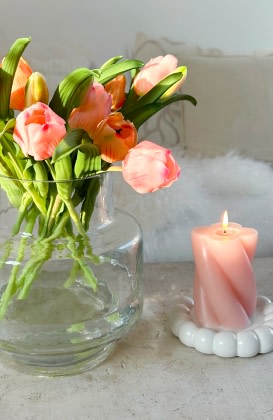 Frühlingsdeko in Pastelltönen