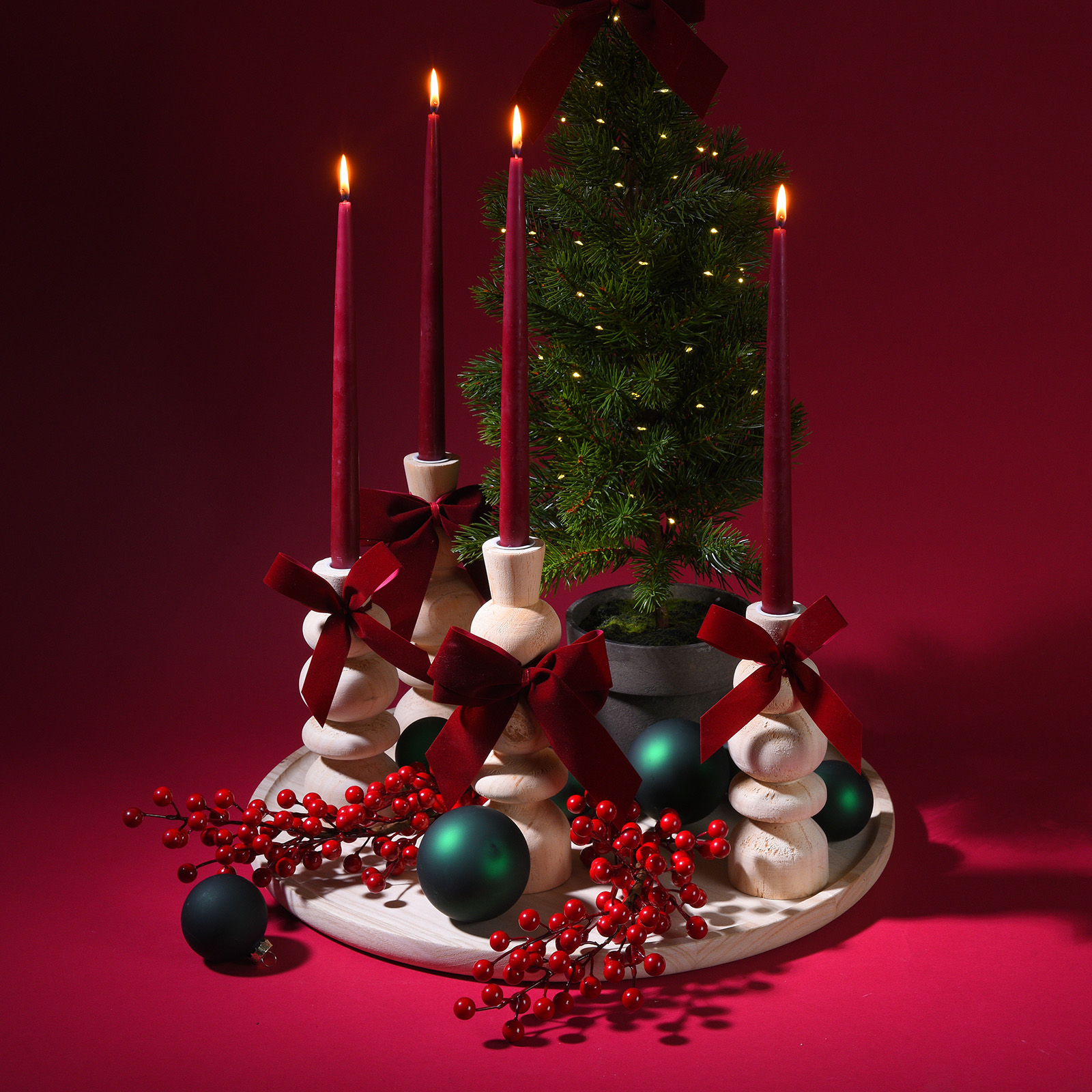 Adventsglück in Natur & Samt