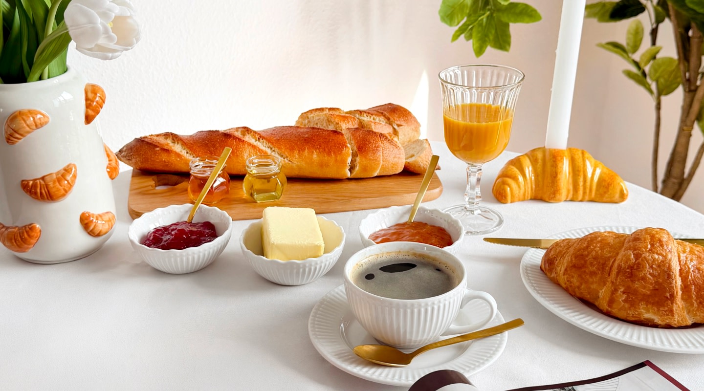 Frühstück in Paris