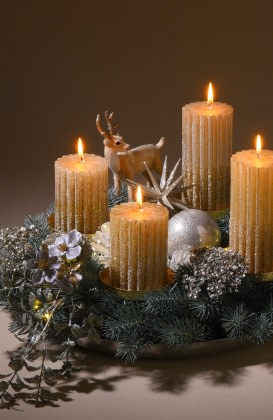 Goldenes Adventflair