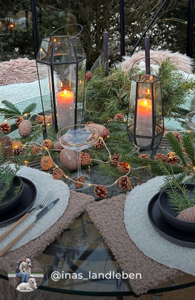 Zauberhaftes Winter-Dinner