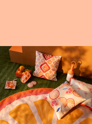 Fruchtige Orangenmotive