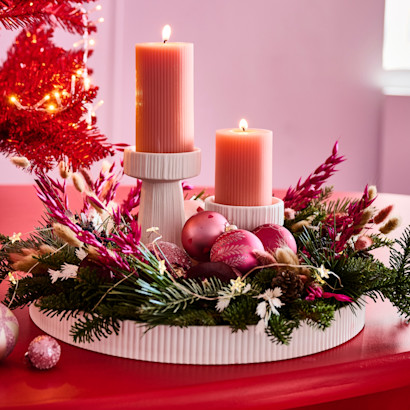 Rosarote Weihnachten