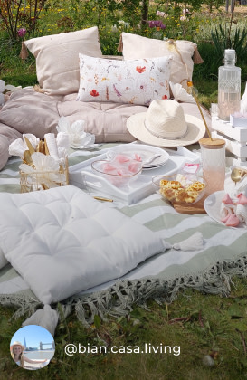 Gemütliches Sommer-Setting